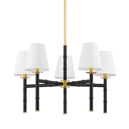 Mitzi by Hudson Valley Lighting Banyan Chandelier Aged Brass