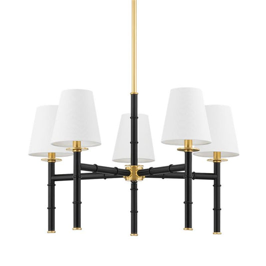 Mitzi by Hudson Valley Lighting Banyan Chandelier Aged Brass