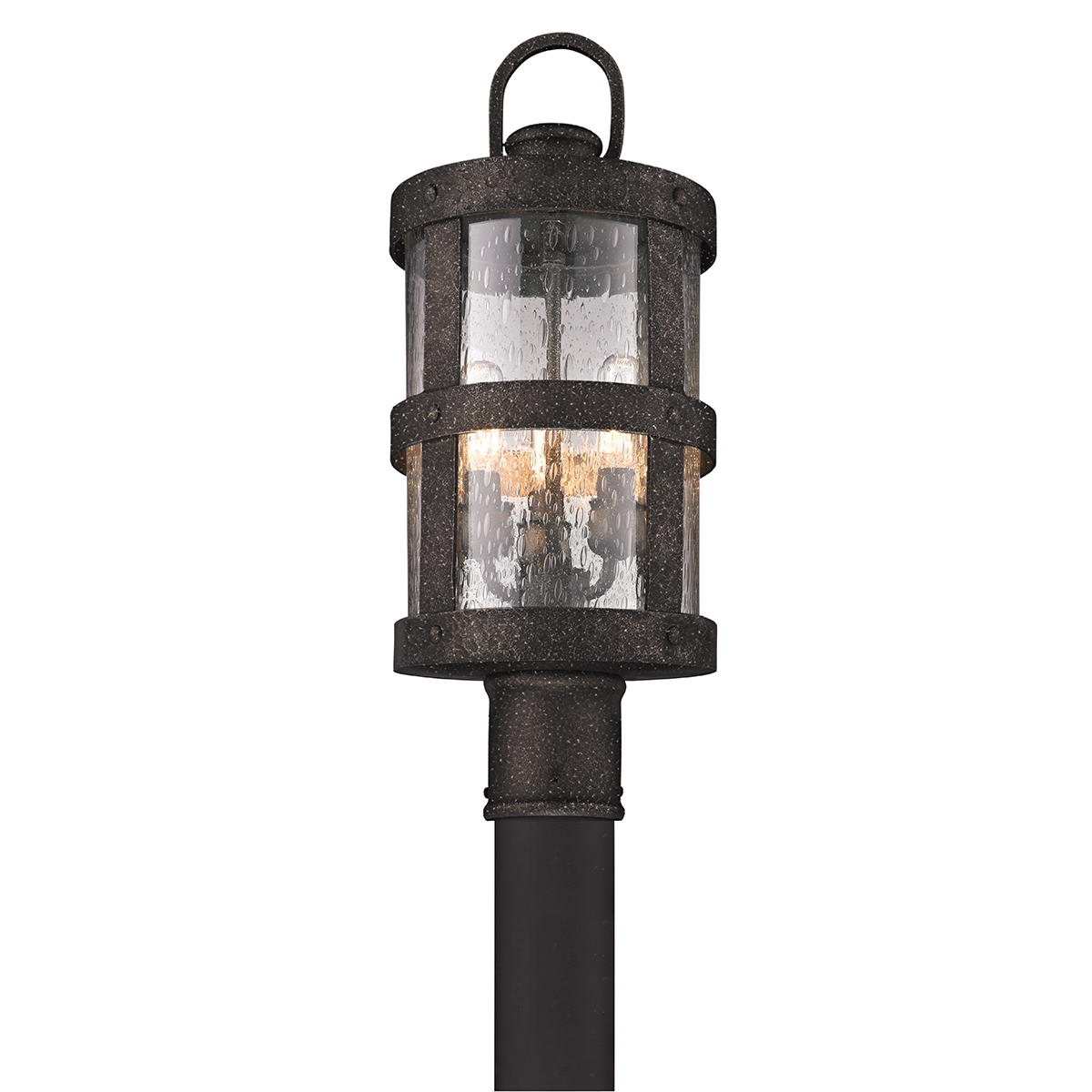 Troy Barbosa Outdoor Post Lantern Bronze, Barbosa Bronze