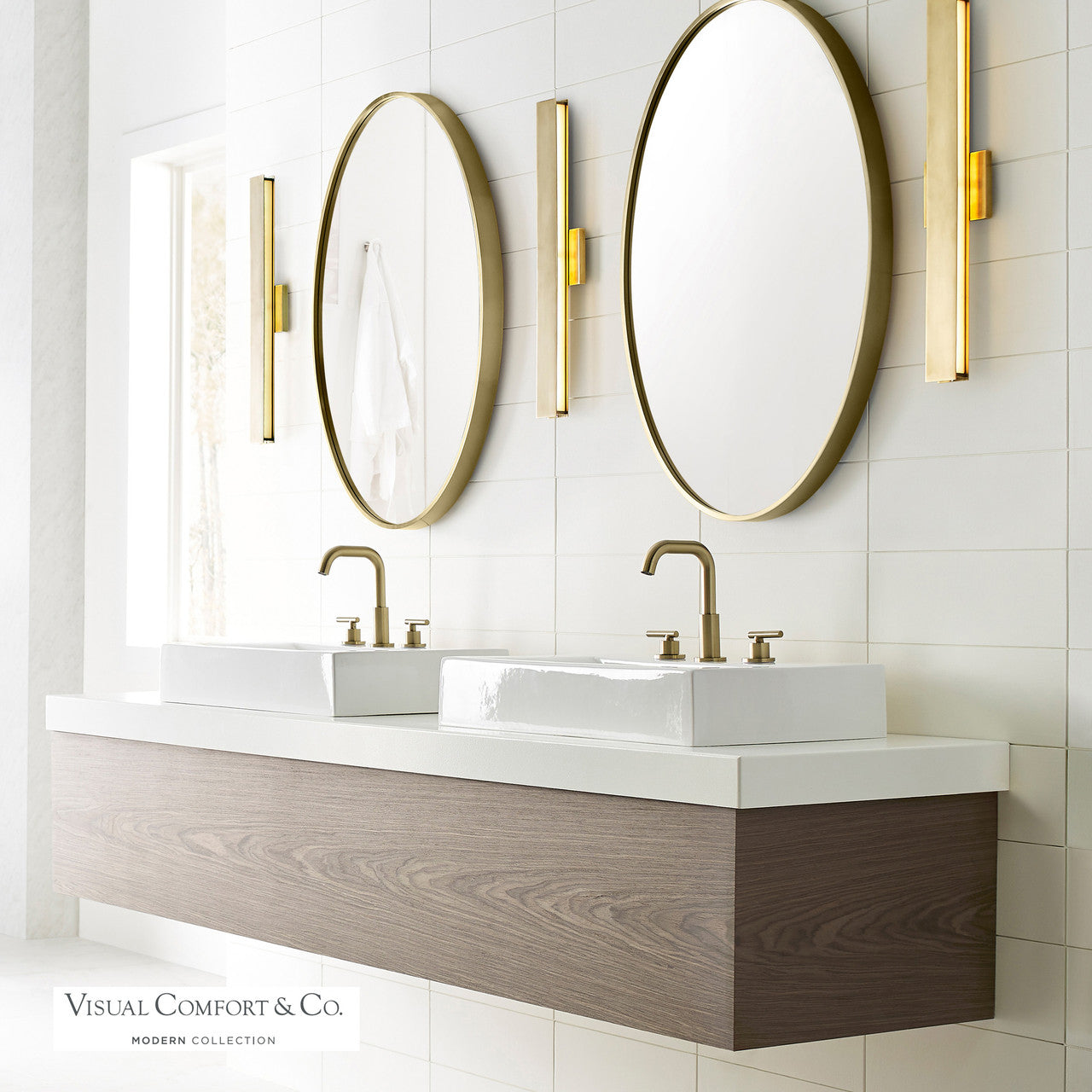 Bathroom Fixtures-Visual Comfort & Co. Modern Collection-700BCBAU24