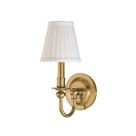 Hudson Valley Beekman Wall Sconce Aged Brass