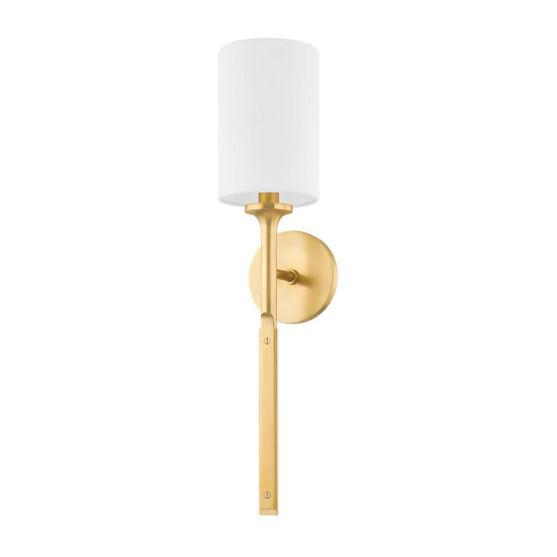 Hudson Valley Brewster Wall Sconce Aged Brass