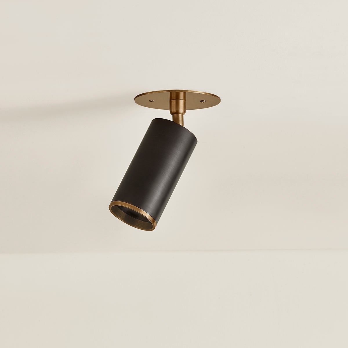 Troy Caleb Flush Mount Patina Brass / Bronze Detail 3