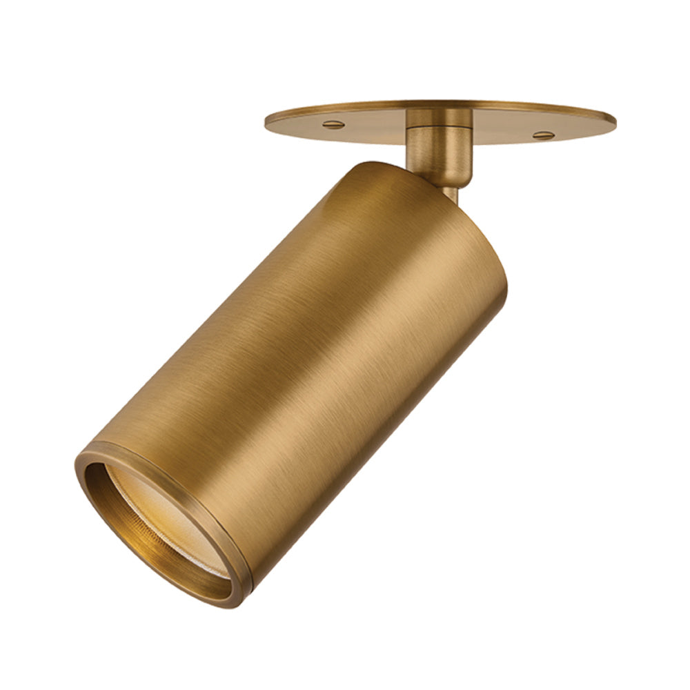 Troy Caleb Flush Mount Patina Brass