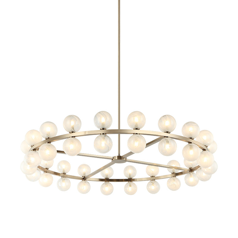 Matteo Lighting Nimbus 48" 40-Light Chandelier in Champagne Gold (C30740CG)