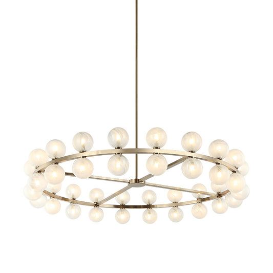 Matteo Lighting Nimbus 48" 40-Light Chandelier in Champagne Gold (C30740CG)