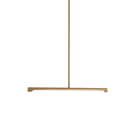 Matteo Lighting Novelle 24" LED Linear Pendant in Aged Gold Brass (C31424AG)