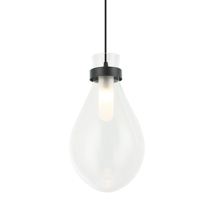Matteo Lighting Seranna 9" Pendant in Matte Black (C31911MB)