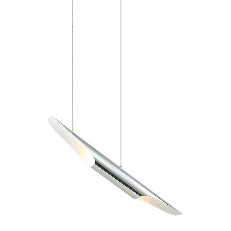 Matteo Lighting Stylus 28" 2-Light Pendant in Chrome (C32412CH)