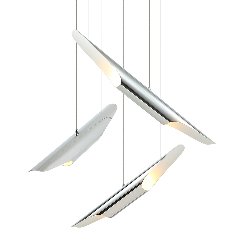 Matteo Lighting Stylus 29" 6-Light Pendant in Chrome (C32416CH)
