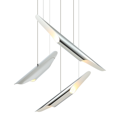Matteo Lighting Stylus 29" 6-Light Pendant in Chrome (C32416CH)