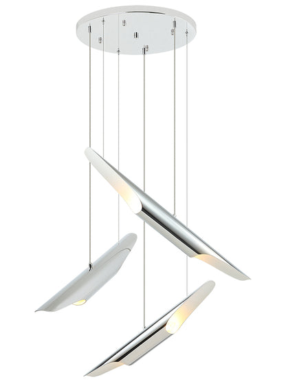 Matteo Lighting Stylus 29" 6-Light Pendant in Chrome (C32416CH) – alternate view