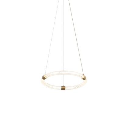 Matteo Lighting Inkara 16" LED Chandelier in Aged Gold Brass (C34816AG)