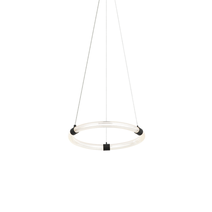 Matteo Lighting Inkara 16" LED Chandelier in Matte Black (C34816MB)