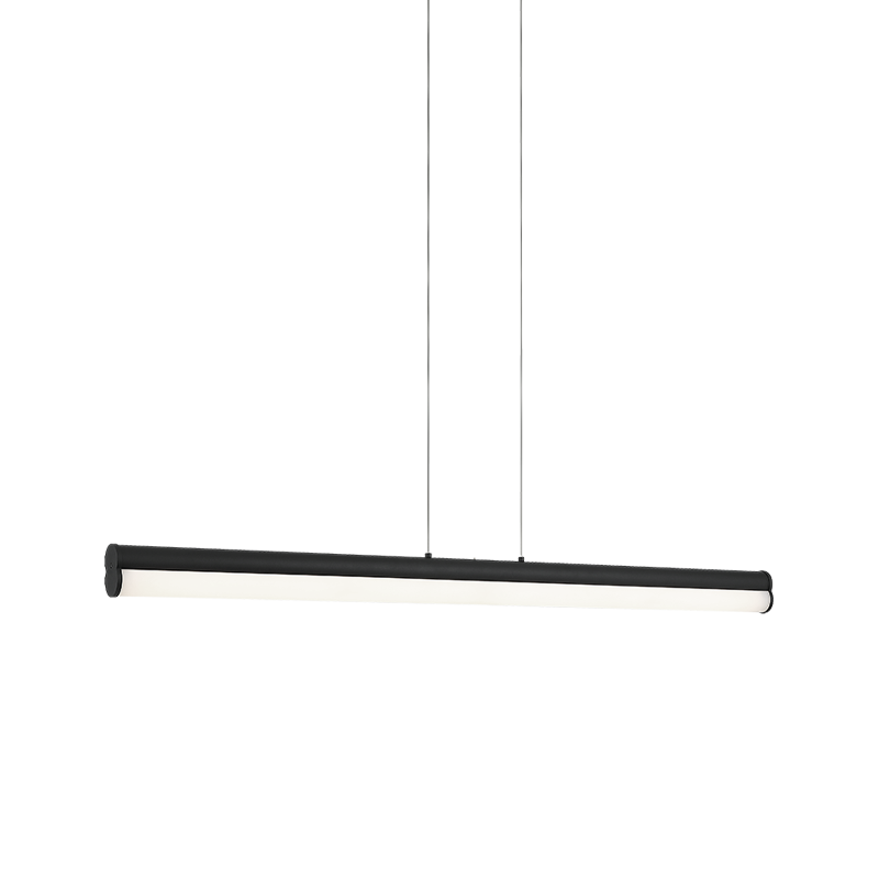Matteo Lighting Junction 41" LED Linear Chandelier in Matte Black (C36542MB)