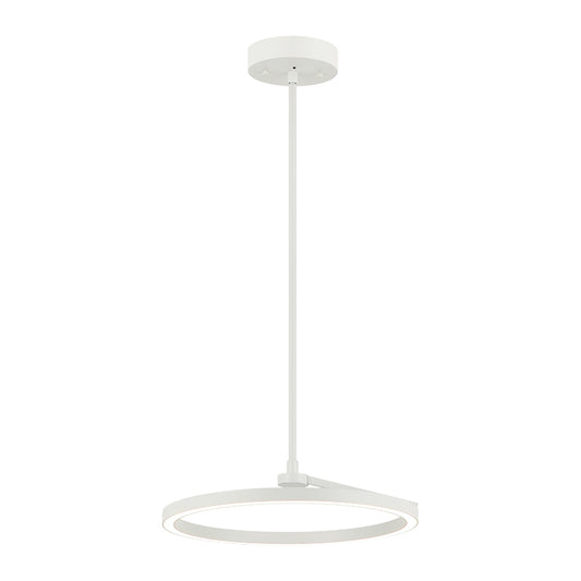 Matteo Lighting Trundle 16" LED Pendant in White (C36716WH) – alternate view