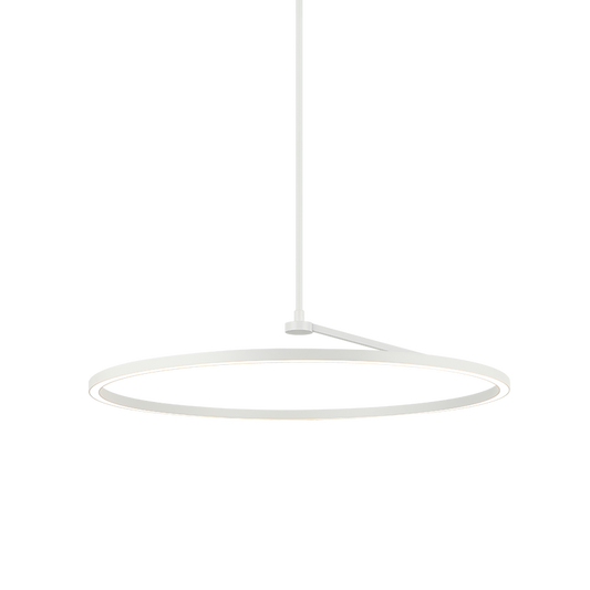 Matteo Lighting Trundle 32" LED Pendant in White (C36732WH)