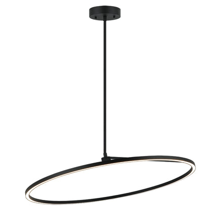 Matteo Lighting Trundle 39" LED Pendant in Matte Black (C36740MB) – alternate view