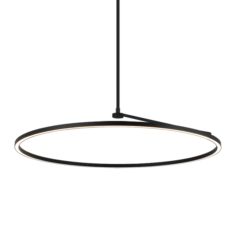 Matteo Lighting Trundle 39" LED Pendant in Matte Black (C36740MB)