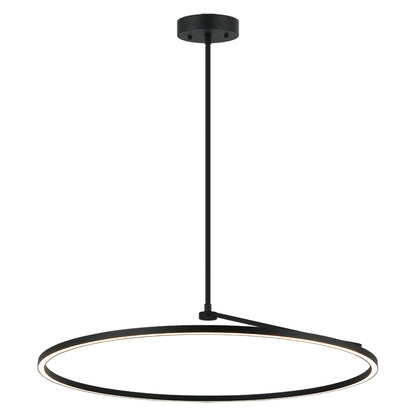 Matteo Lighting Trundle 39" LED Pendant in Matte Black (C36740MB) – alternate view