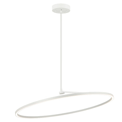 Matteo Lighting Trundle 39" LED Pendant in White (C36740WH) – alternate view