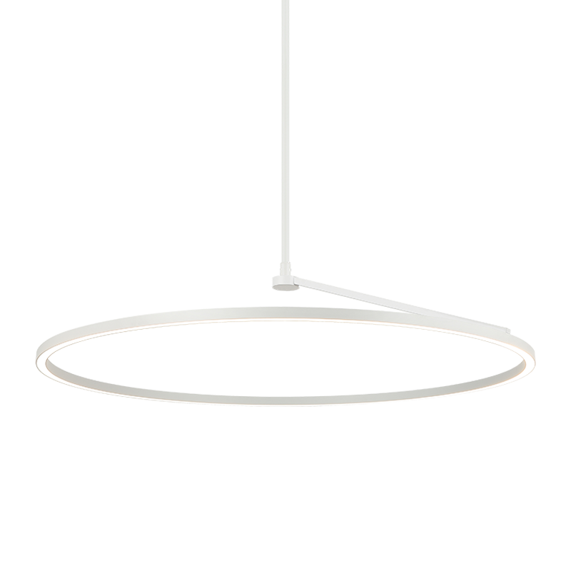 Matteo Lighting Trundle 39" LED Pendant in White (C36740WH)