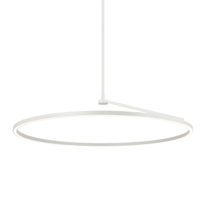 Matteo Lighting Trundle 39" LED Pendant in White (C36740WH)