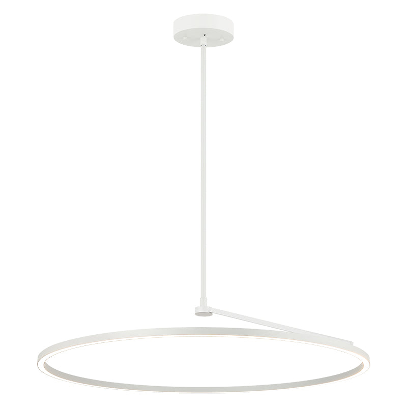 Matteo Lighting Trundle 39" LED Pendant in White (C36740WH) – alternate view