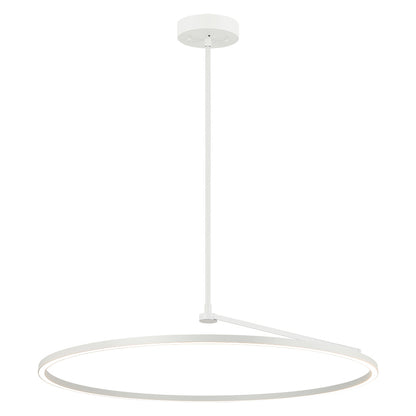 Matteo Lighting Trundle 39" LED Pendant in White (C36740WH) – alternate view
