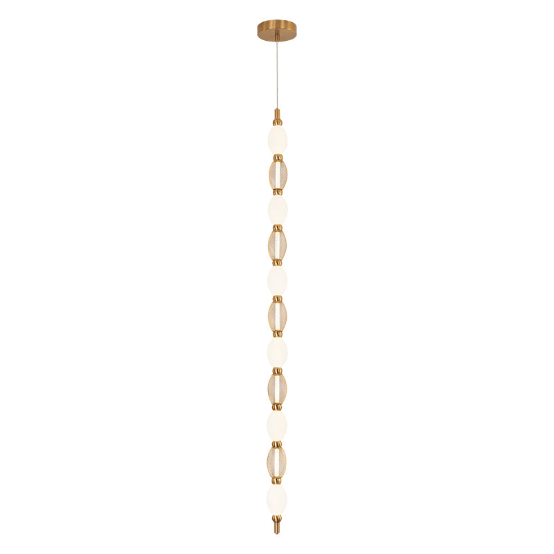 Matteo Lighting Tentacles 1-Light LED Pendant in Aged Gold Brass (C37101AG) – alternate view
