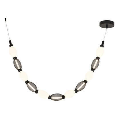 Matteo Lighting Tentacles 1-Light LED Pendant in Black (C37101BK)