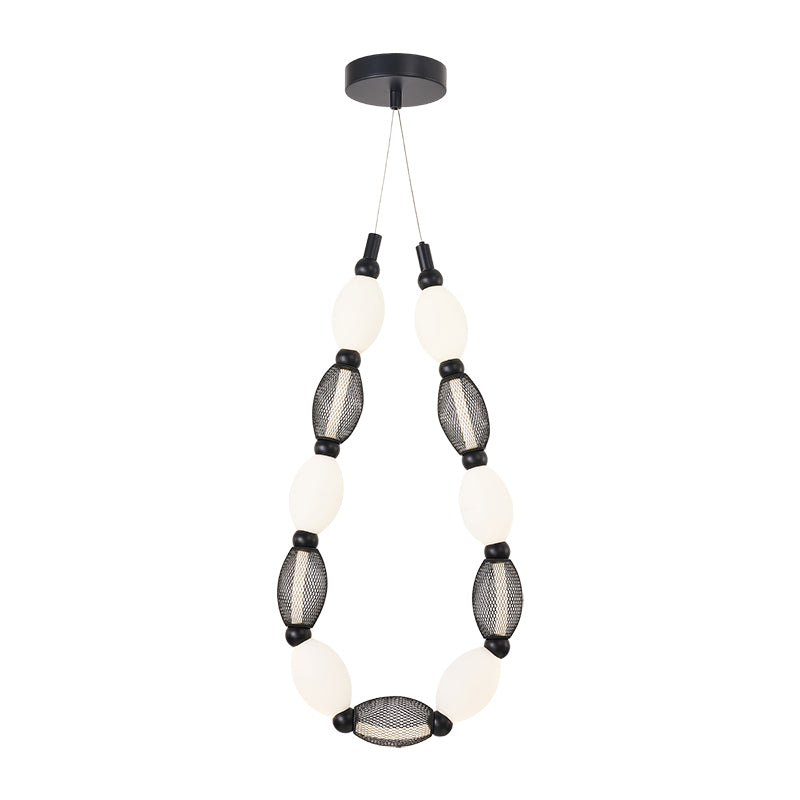 Matteo Lighting Tentacles 1-Light LED Pendant in Black (C37101BK) – alternate view
