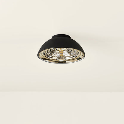 Troy Eclipse Flush Mount Soft Black Detail 2