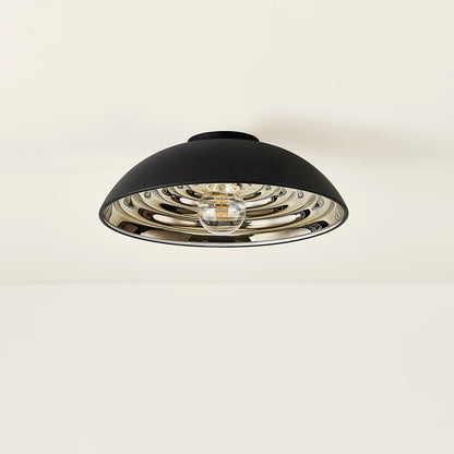 Troy Eclipse Flush Mount Soft Black Detail 1