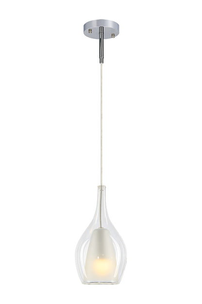 Matteo Lighting Jericho 6" Pendant in Chrome (C37501CHCL) – alternate view
