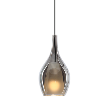 Matteo Lighting Jericho 8" Pendant in Matte Black (C37521MBSM)