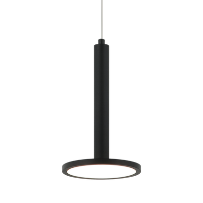 Matteo Lighting Extraterrestrial 6" LED Pendant in Matte Black (C37701MB)