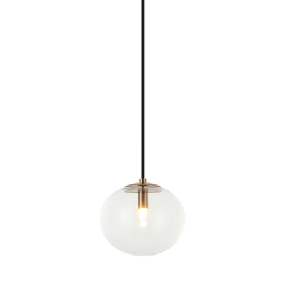 Matteo Lighting Bulbus 7" Pendant in Aged Gold Brass (C38101AG)
