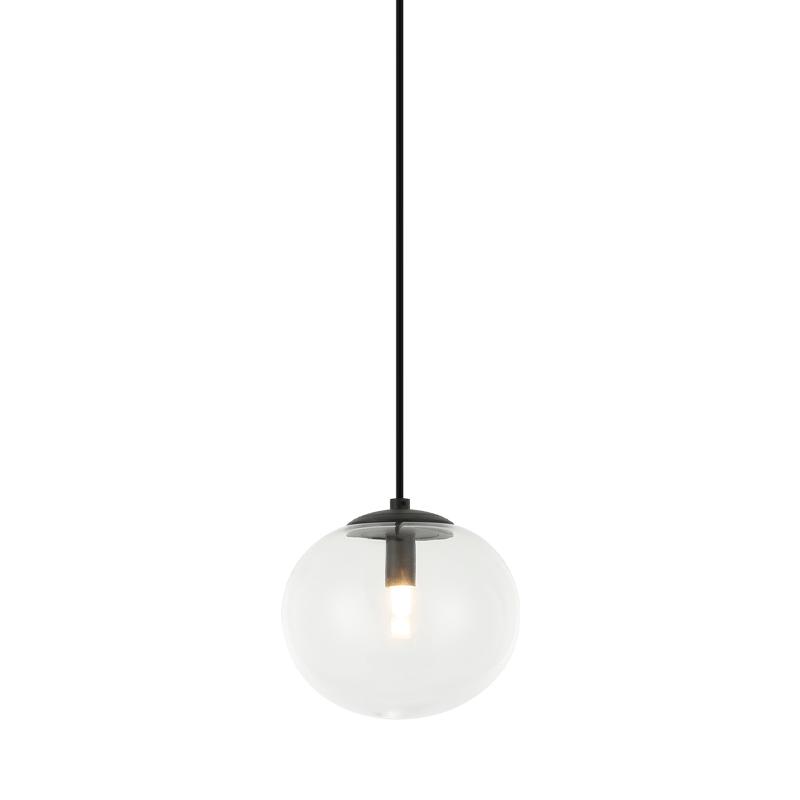 Matteo Lighting Bulbus 7" Pendant in Matte Black (C38101MB)