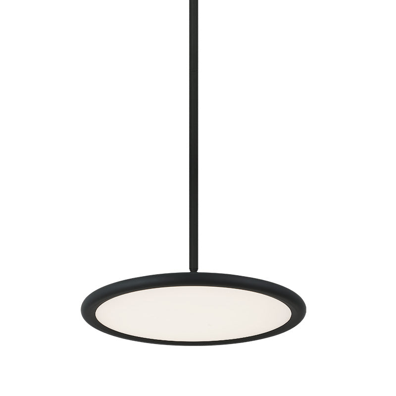 Matteo Lighting Piper 12" LED Pendant in Matte Black (CX38812MB)