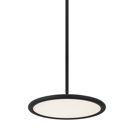 Matteo Lighting Piper 12" LED Pendant in Matte Black (CX38812MB)