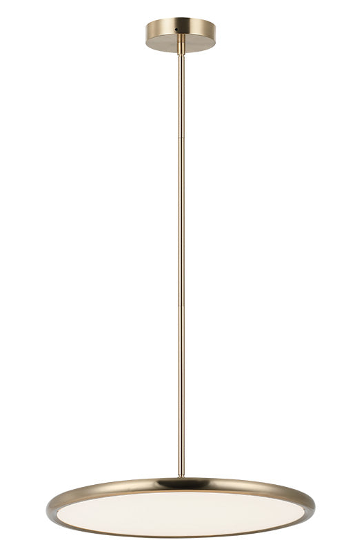 Matteo Lighting Piper 20" LED Pendant in Champagne Gold (CX38820CG) – alternate view