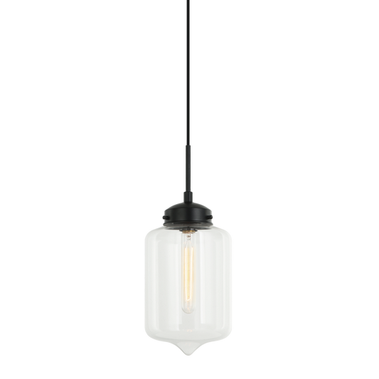 Matteo Lighting Irresistible Organic Charm 7" Pendant in Clear Glass (C41401CL)