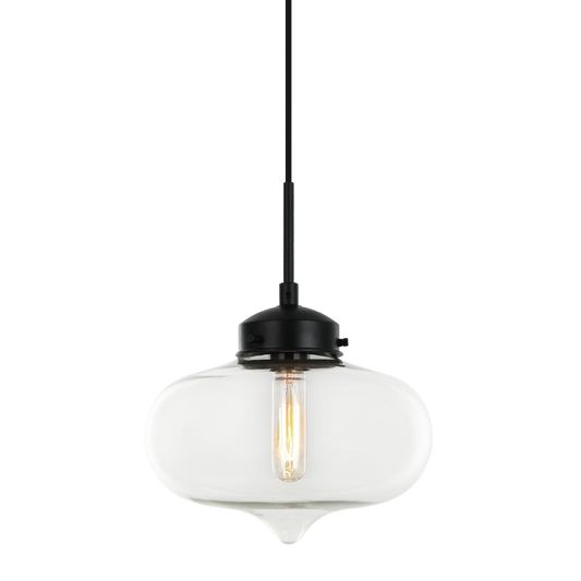 Matteo Lighting Irresistible Organic Charm 10" Pendant in Clear Glass (C41403CL)