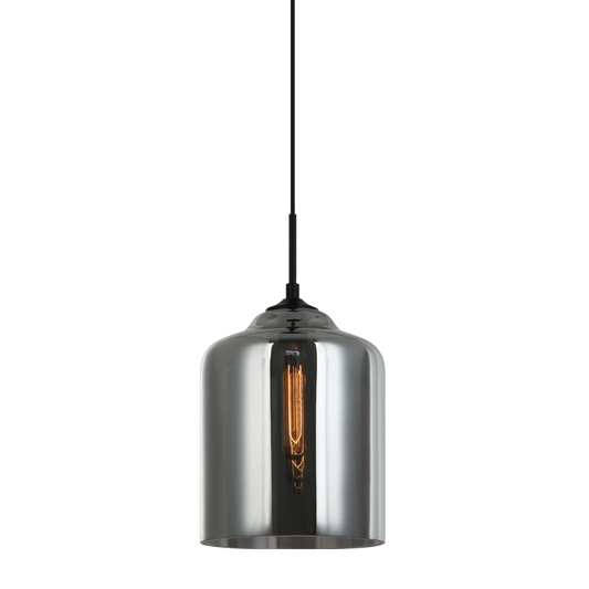 Matteo Lighting Irresistible Organic Charm 10" Tall Pendant in Smoke Glass (C41404SM)