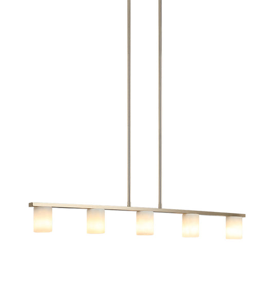Matteo Lighting Lindy 40" 5-Light Linear Chandelier in Champagne Gold (C42905CG)
