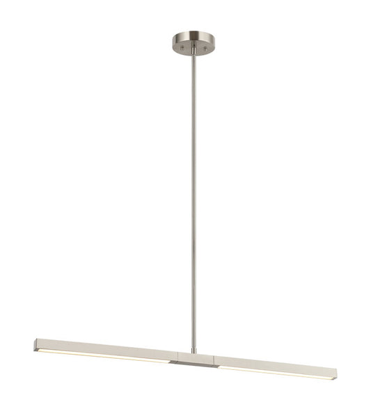 Matteo Lighting Lineal 36" LED Linear Chandelier in Brushed Nickel (C43636BN) – alternate view