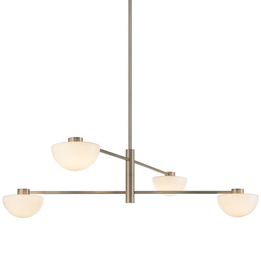 Matteo Lighting Gardena 42" 4-Light Chandelier in Champagne Gold (C43704CGOP)