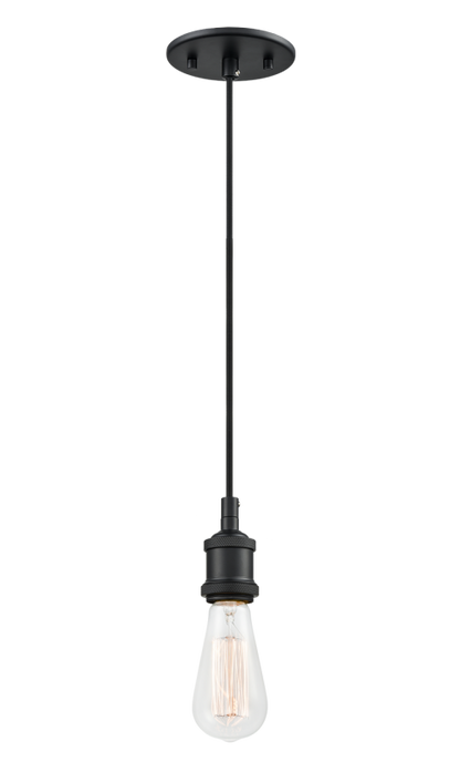 Matteo Lighting Bulstrode's Workshop Socket Pendant in Black (C46100BK) – alternate view