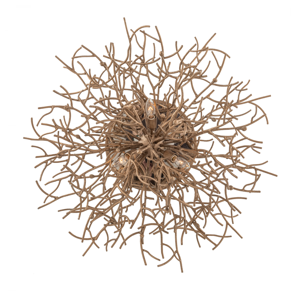 Troy Sierra Flush Mount Vienna Bronze
